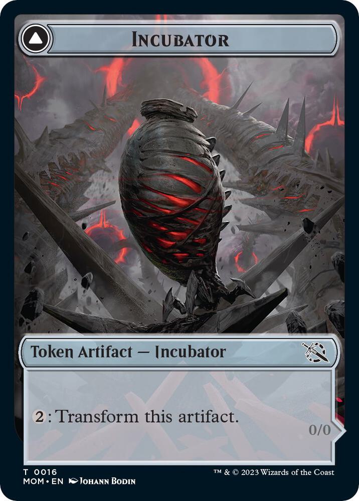 Incubator (0016) // Phyrexian (0016) Double-Sided Token [March of the Machine]