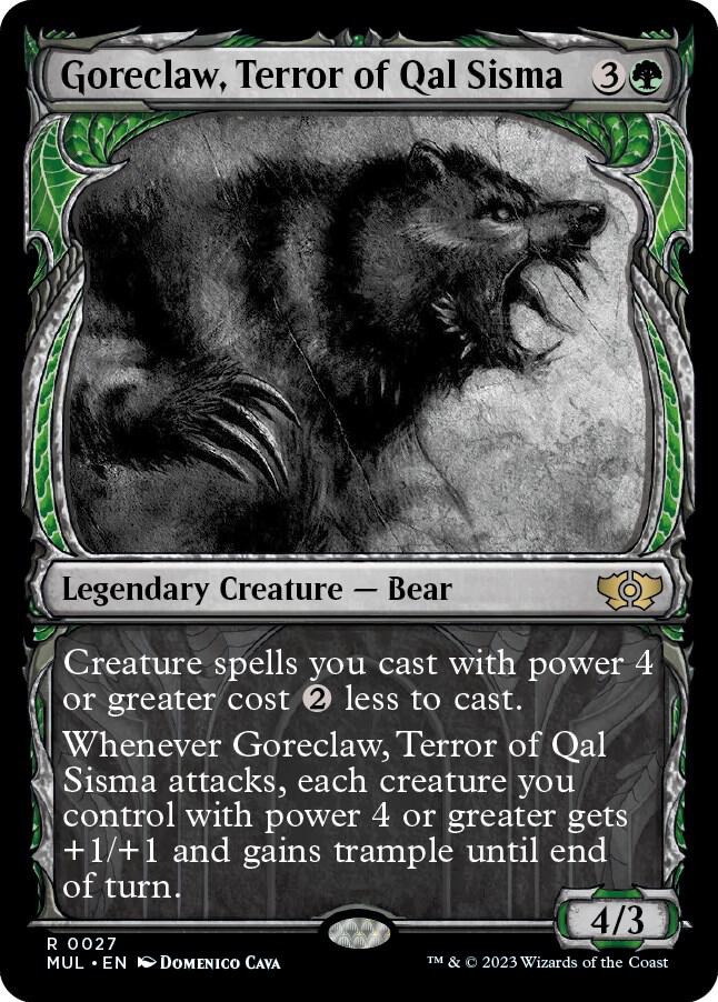 Goreclaw, Terror of Qal Sisma (27) [Multiverse Legends] [Showcase]