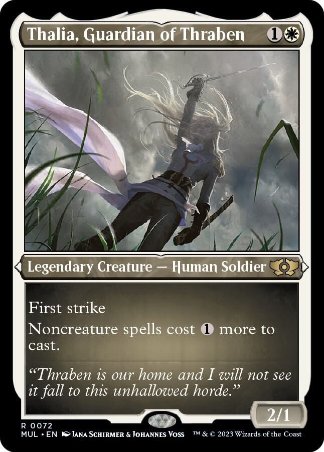 Thalia, Guardian of Thraben (Foil Etched) (72) [Multiverse Legends]