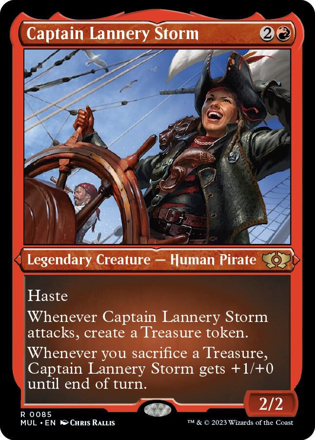 Captain Lannery Storm (Foil Etched) (85) [Multiverse Legends]