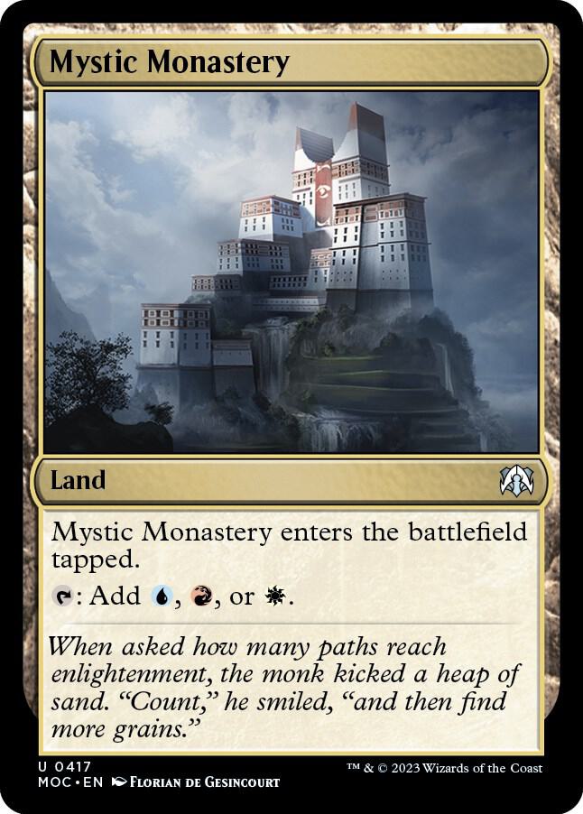 Mystic Monastery (417) [March of the Machine Commander]