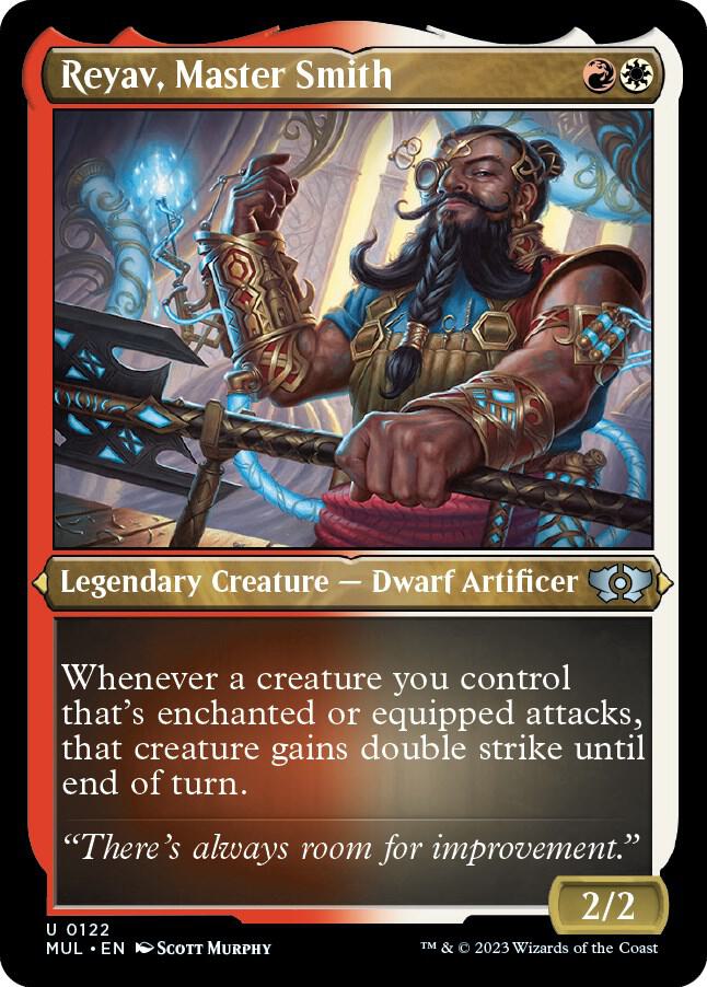 Reyav, Master Smith (Foil Etched) (122) [Multiverse Legends]