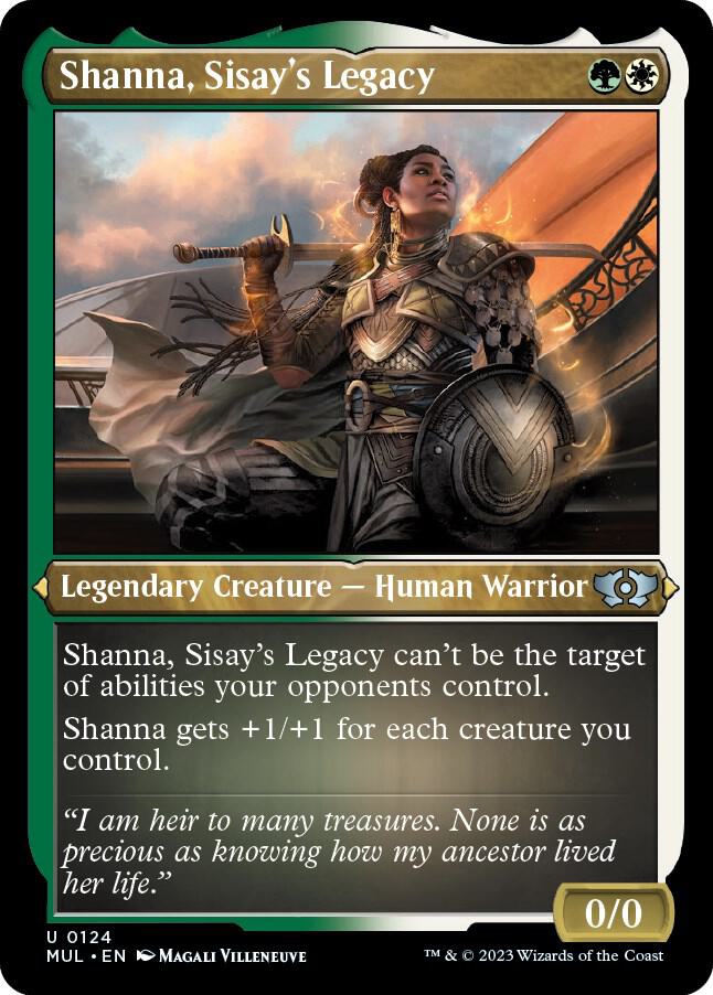 Shanna, Sisay's Legacy (Foil Etched) (124) [Multiverse Legends]