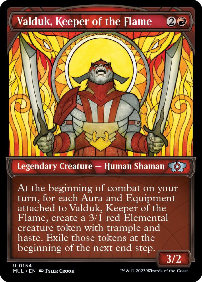 Valduk, Keeper of the Flame (Halo Foil) (154) [Multiverse Legends] [Showcase]