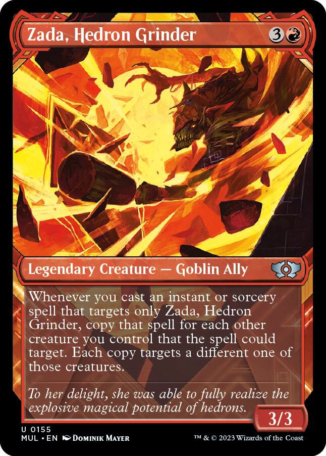 Zada, Hedron Grinder (Halo Foil) (155) [Multiverse Legends] [Showcase]