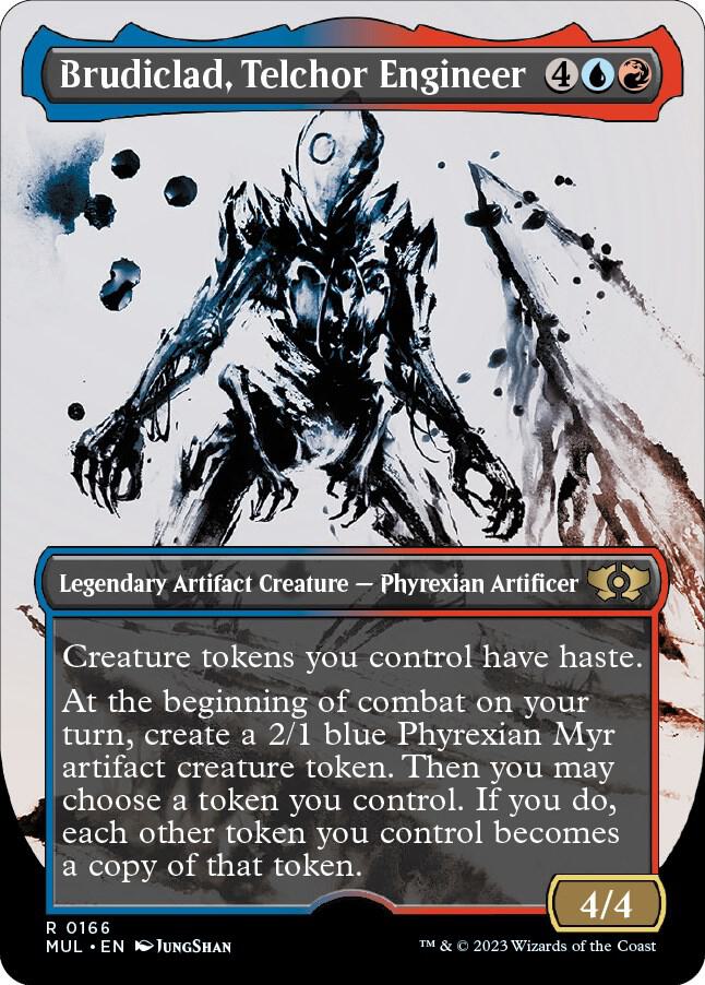 Brudiclad, Telchor Engineer (Halo Foil) (166) [Multiverse Legends] [Showcase, Borderless]