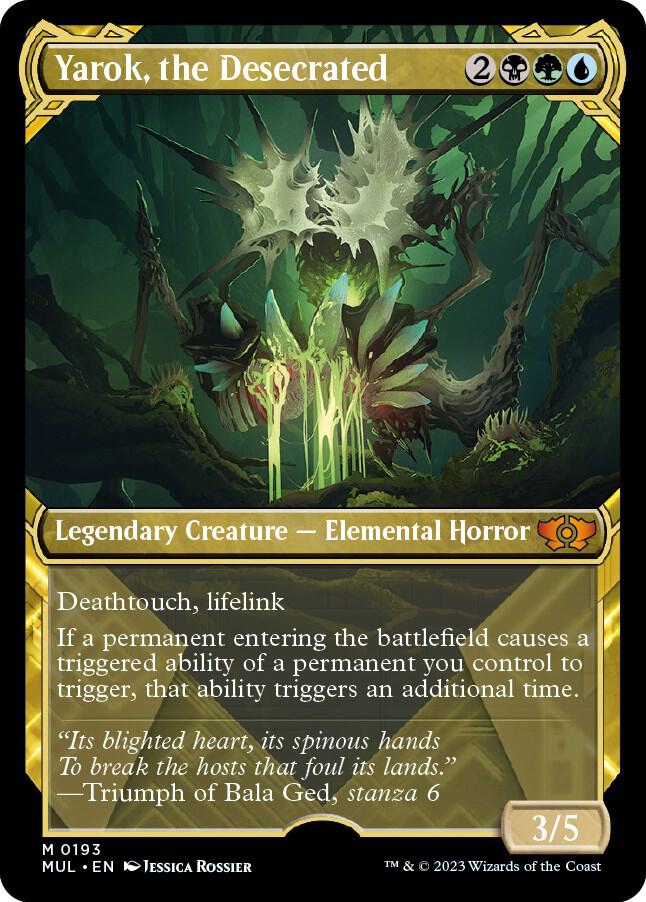 Yarok, the Desecrated (Halo Foil) (193) [Multiverse Legends] [Showcase]