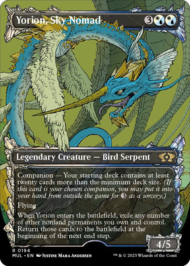 Yorion, Sky Nomad (Halo Foil) (194) [Multiverse Legends] [Showcase, Borderless]