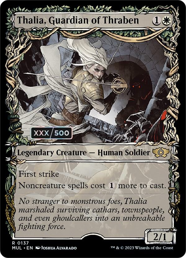 Thalia, Guardian of Thraben (Serial Numbered) (137) [Multiverse Legends] [Showcase]