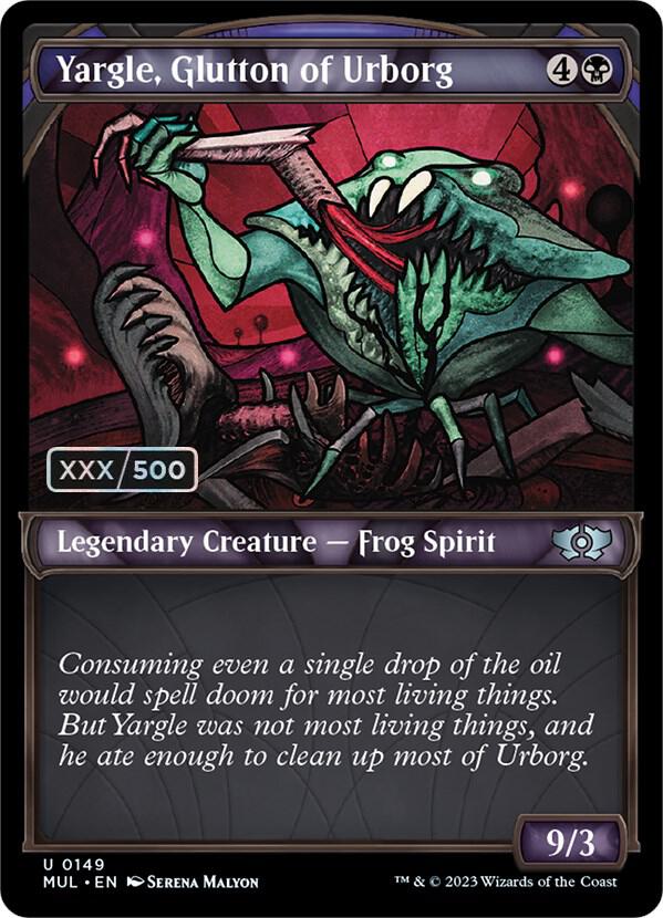 Yargle, Glutton of Urborg (Serial Numbered) (149) [Multiverse Legends] [Showcase]