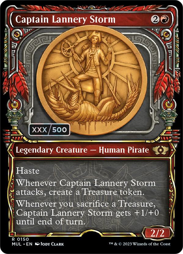 Captain Lannery Storm (Serial Numbered) (150) [Multiverse Legends] [Showcase]