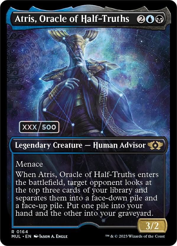 Atris, Oracle of Half-Truths (Serial Numbered) (164) [Multiverse Legends] [Showcase]