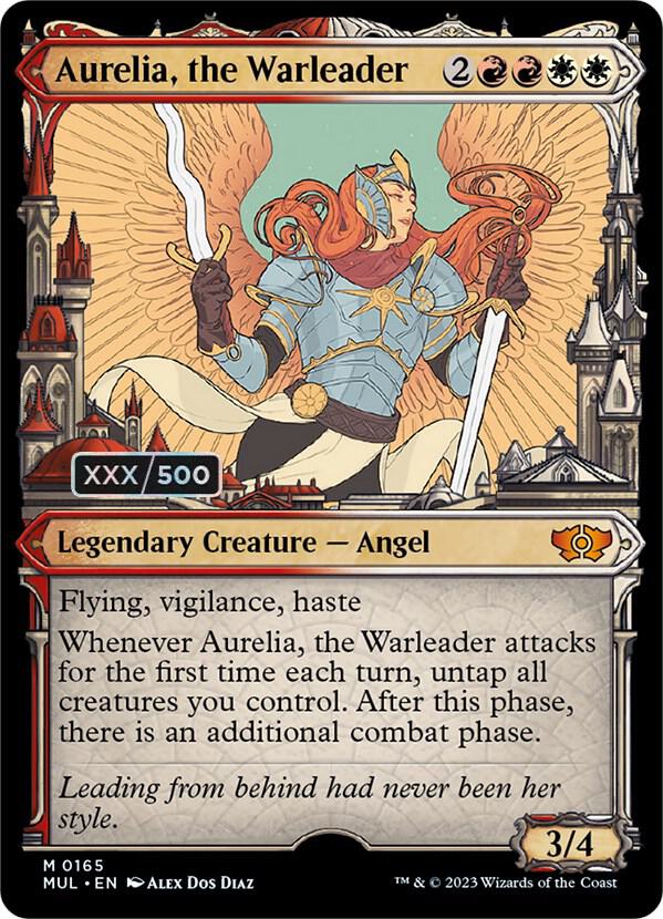 Aurelia, the Warleader (Serial Numbered) (165) [Multiverse Legends] [Showcase]