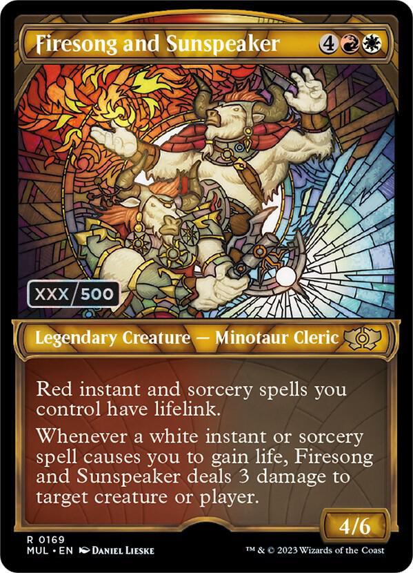 Firesong and Sunspeaker (Serial Numbered) (169) [Multiverse Legends] [Showcase]