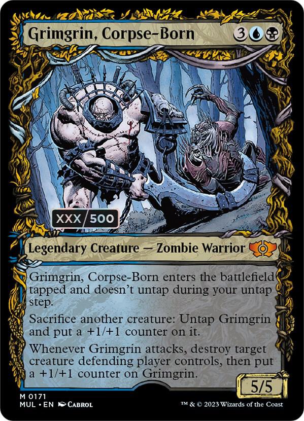 Grimgrin, Corpse-Born (Serial Numbered) (171) [Multiverse Legends] [Showcase]