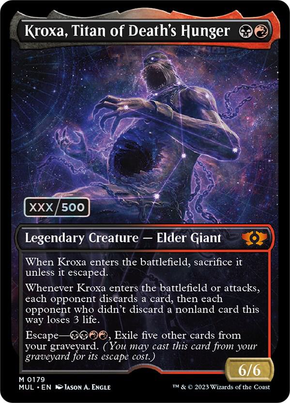 Kroxa, Titan of Death's Hunger (Serial Numbered) (179) [Multiverse Legends] [Showcase]