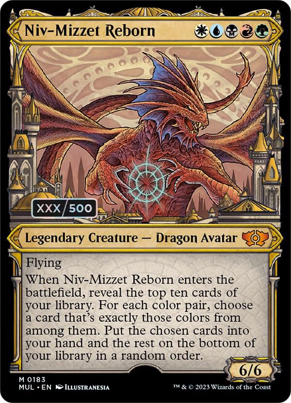 Niv-Mizzet Reborn (Serial Numbered) (183) [Multiverse Legends] [Showcase]