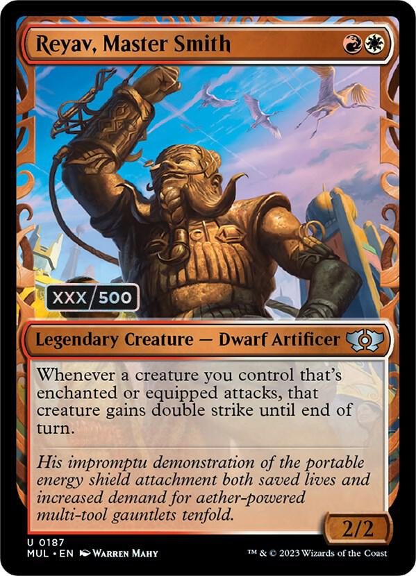 Reyav, Master Smith (Serial Numbered) (187) [Multiverse Legends] [Showcase]