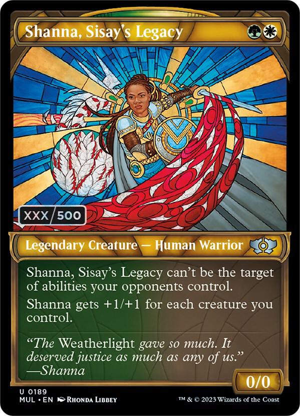 Shanna, Sisay's Legacy (Serial Numbered) (189) [Multiverse Legends] [Showcase]