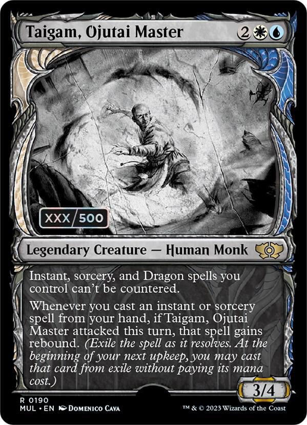 Taigam, Ojutai Master (Serial Numbered) (190) [Multiverse Legends] [Showcase]