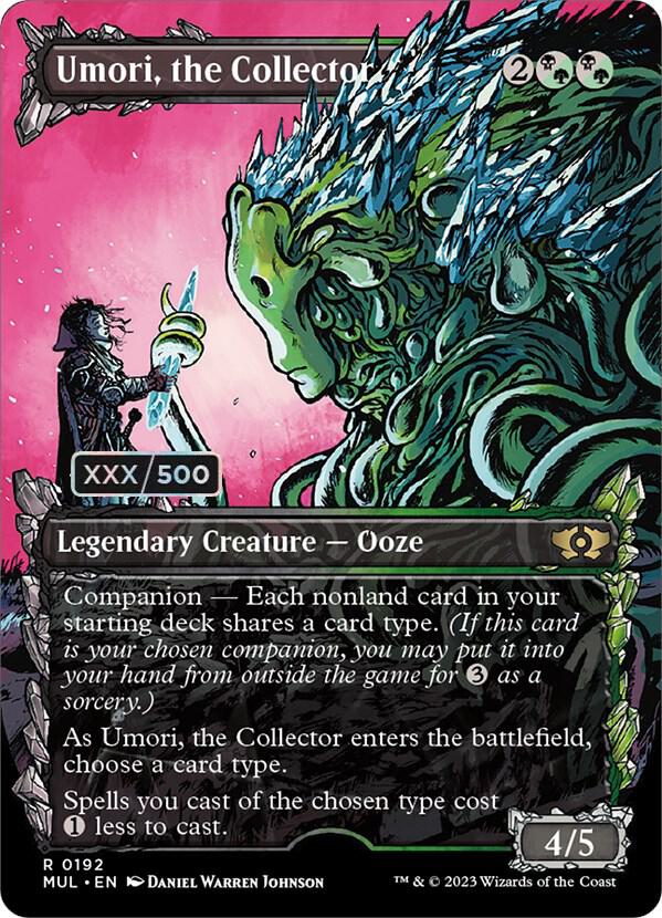 Umori, the Collector (Serial Numbered) (192) [Multiverse Legends] [Showcase, Borderless]