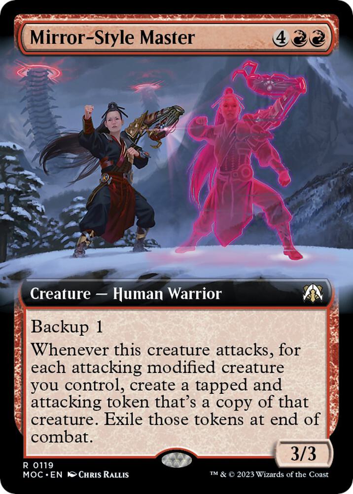 Mirror-Style Master (Extended Art) (119) [March of the Machine Commander] [Extended Art]