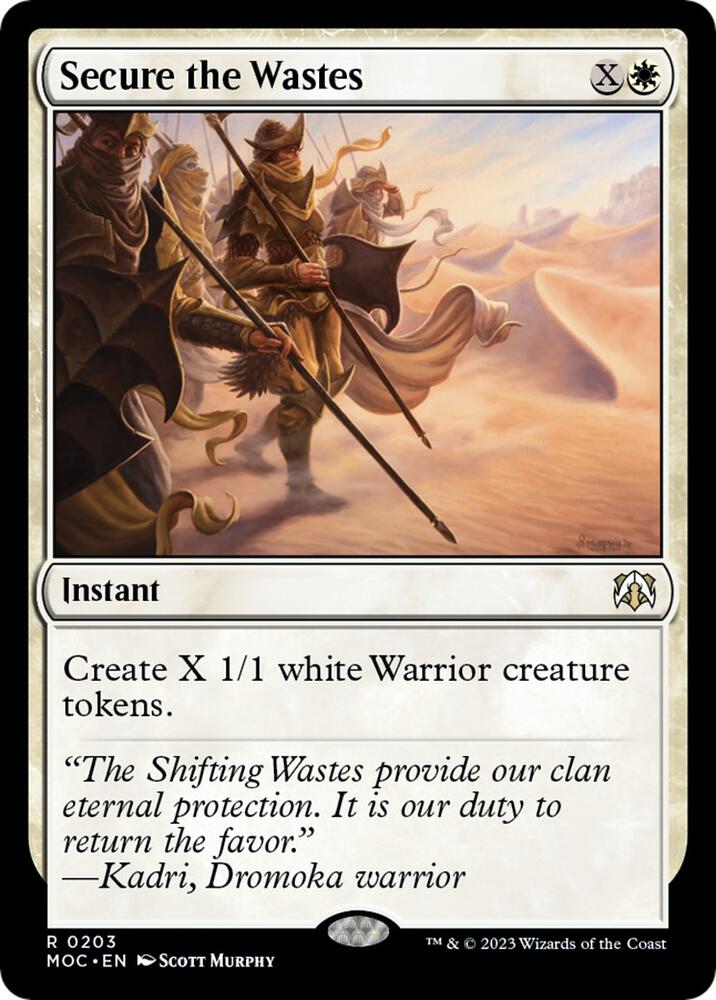 Secure the Wastes (203) [March of the Machine Commander]