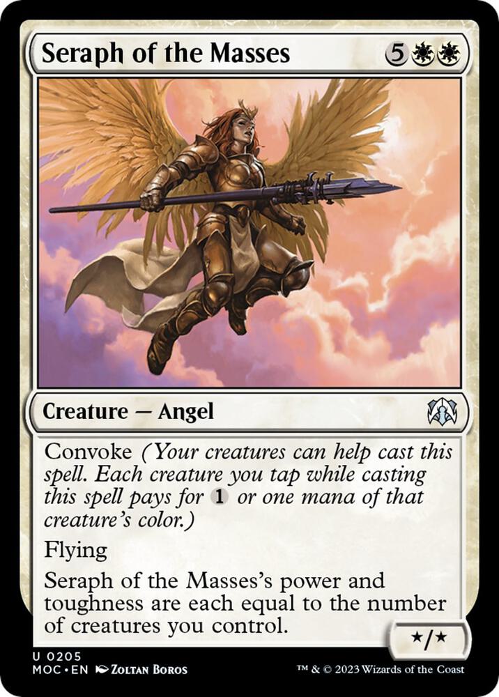 Seraph of the Masses (205) [March of the Machine Commander]