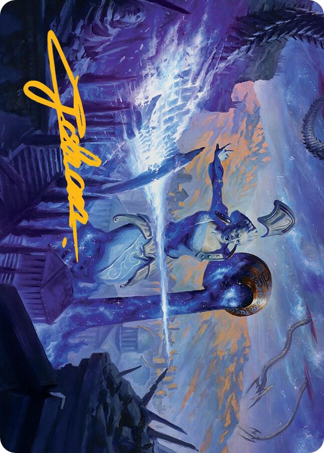 Ephara, Ever-Sheltering Art Card (Gold-Stamped Signature) (8) [March of the Machine Art Series]