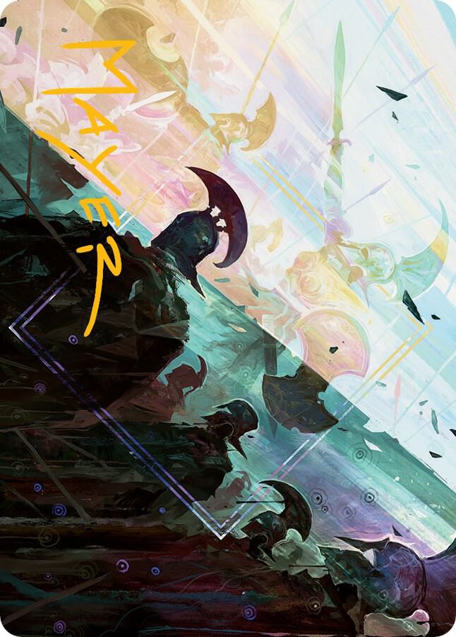 Surge of Salvation Art Card (Gold-Stamped Signature) (10) [March of the Machine Art Series]