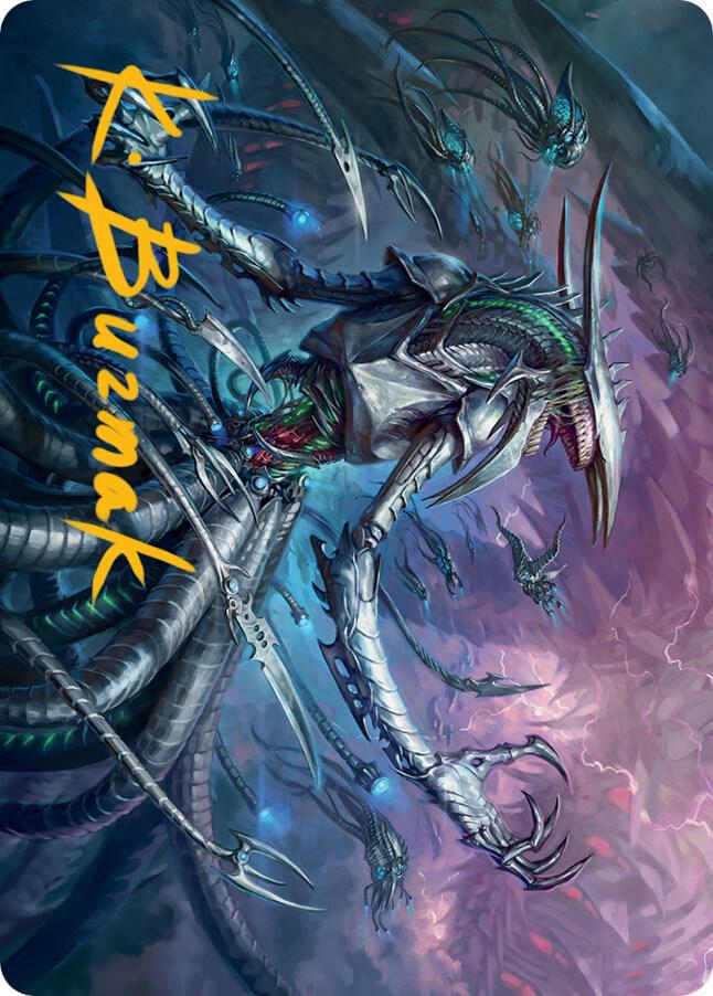 Jin-Gitaxias Art Card (Gold-Stamped Signature) (13) [March of the Machine Art Series]