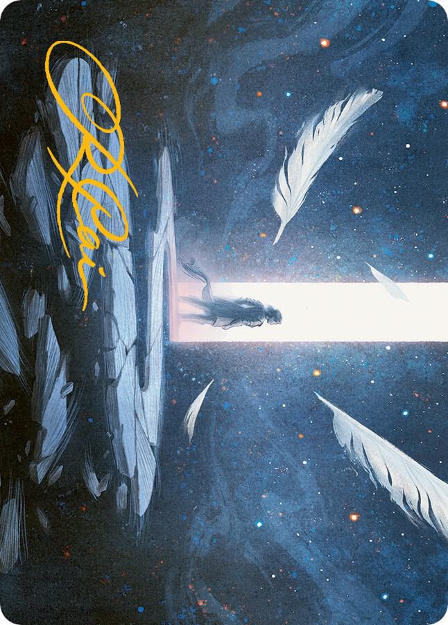 Moment of Truth Art Card (Gold-Stamped Signature) (14) [March of the Machine Art Series]