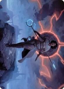 Rona, Herald of Invasion Art Card (16) [March of the Machine Art Series]