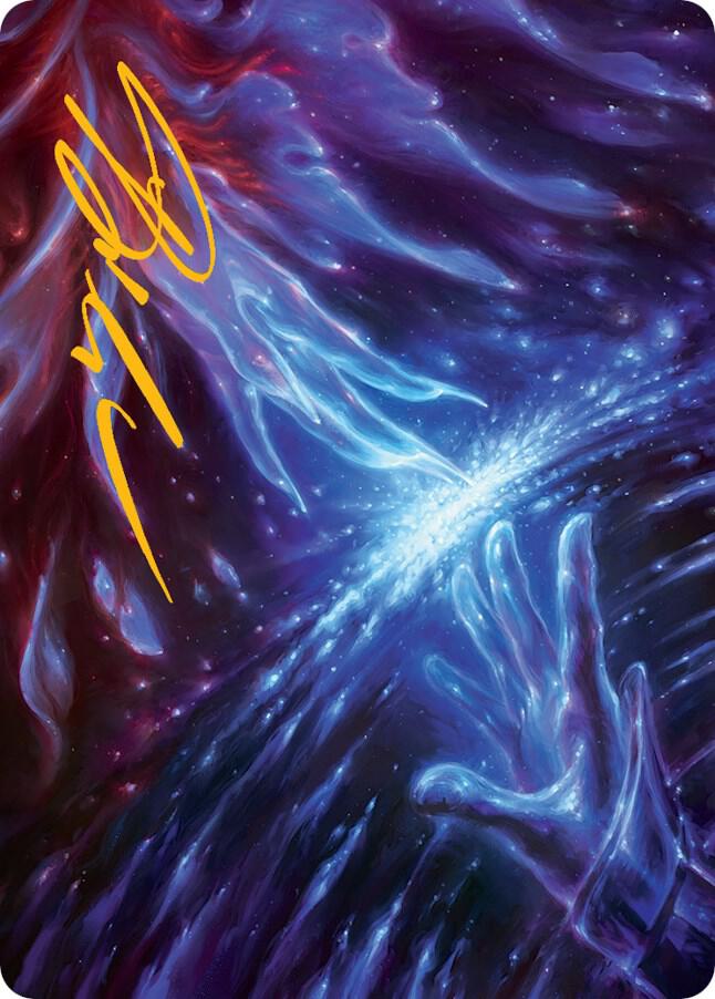 Transcendent Message Art Card (Gold-Stamped Signature) (19) [March of the Machine Art Series]