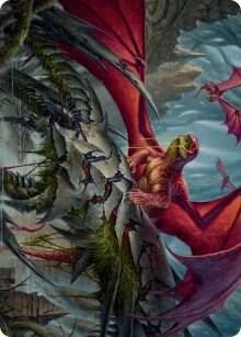 Hoarding Broodlord Art Card (23) [March of the Machine Art Series]