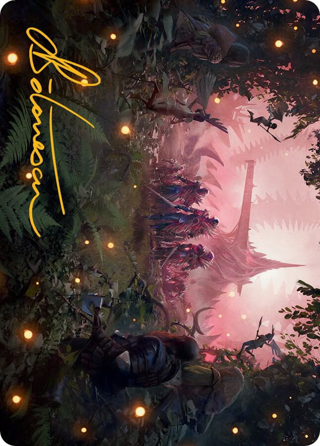Invasion of Eldraine Art Card (Gold-Stamped Signature) (24) [March of the Machine Art Series]