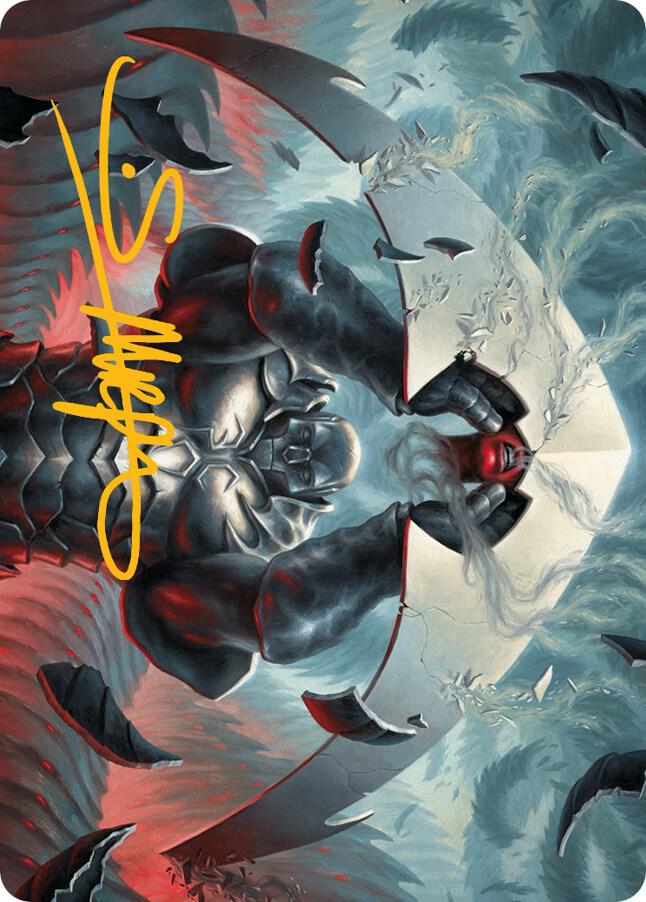 Mirrodin Avenged Art Card (Gold-Stamped Signature) (26) [March of the Machine Art Series]