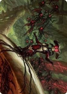 Sheoldred Art Card (28) [March of the Machine Art Series]