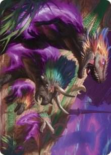 Burning Sun's Fury Art Card (29) [March of the Machine Art Series]