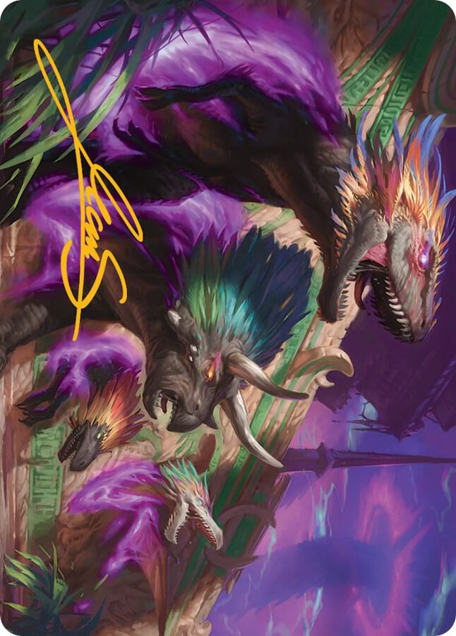 Burning Sun's Fury Art Card (Gold-Stamped Signature) (29) [March of the Machine Art Series]
