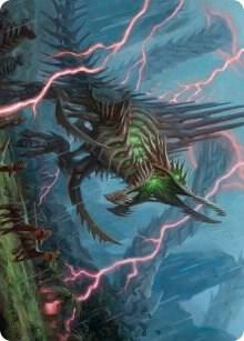 Etali, Primal Sickness Art Card (32) [March of the Machine Art Series]