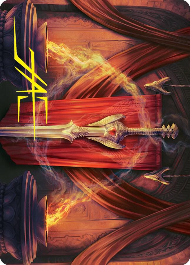 Ramosian Greatsword Art Card (Gold-Stamped Signature) (37) [March of the Machine Art Series]