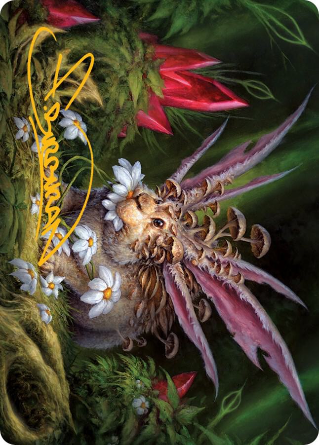 Placid Rottentail Art Card (Gold-Stamped Signature) (39) [March of the Machine Art Series]