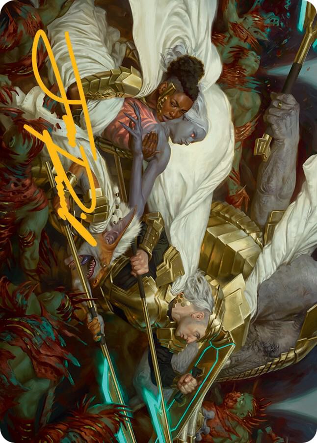 Storm the Seedcore (Gold-Stamped Signature) (41) [March of the Machine Art Series]