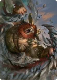 Borborygmos and Fblthp Art Card (42/81) [March of the Machine Art Series]