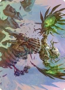 Botanical Brawler Art Card (43) [March of the Machine Art Series]
