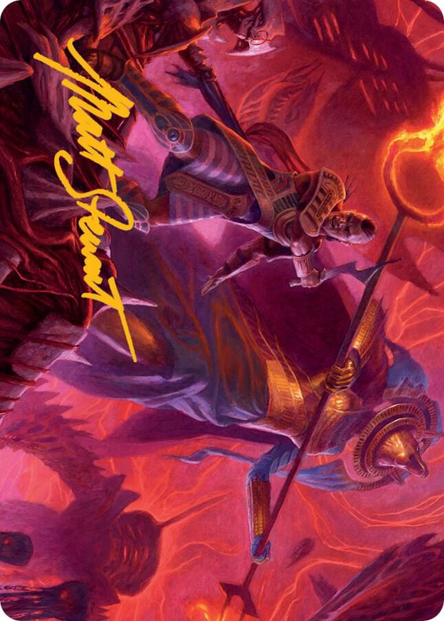 Djeru and Hazoret Art Card (Gold-Stamped Signature) (44) [March of the Machine Art Series]
