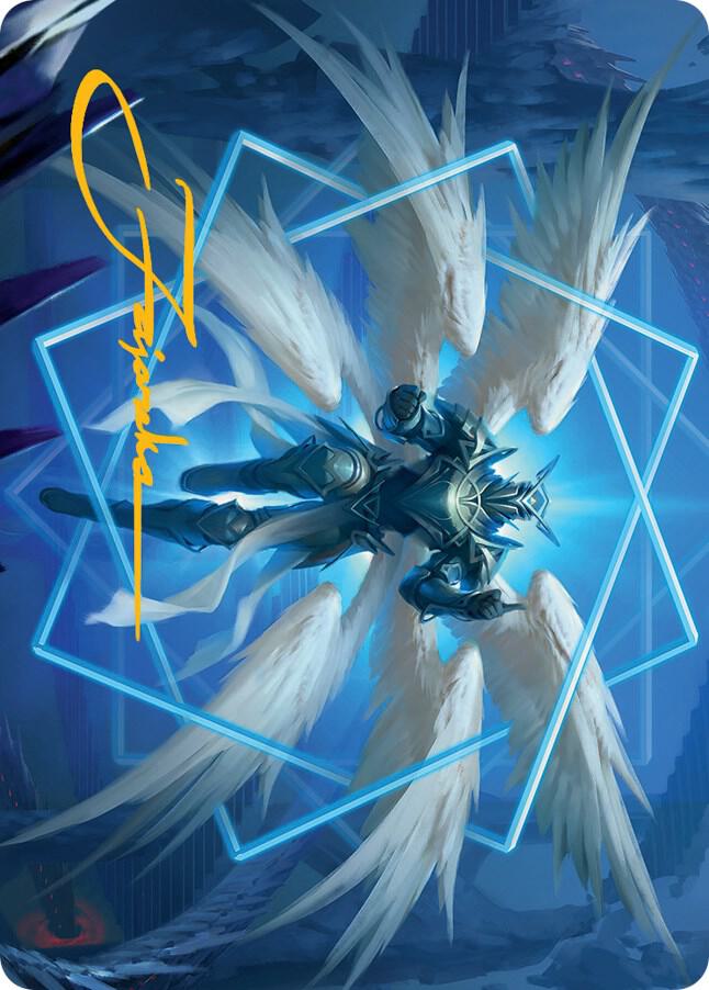 Vertex Paladin Art Card (Gold-Stamped Signature) (48) [March of the Machine Art Series]