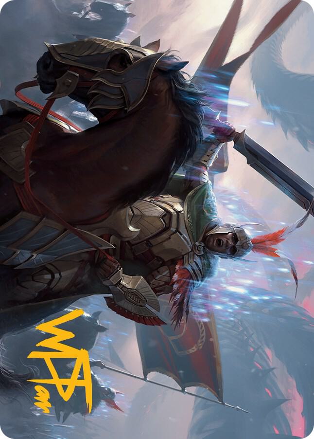 Marshal of Zhalfir Art Card (Gold-Stamped Signature) (50) [March of the Machine Art Series]