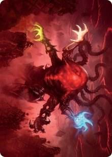 Omnath, Locus of All Art Card (51/81) [March of the Machine Art Series]